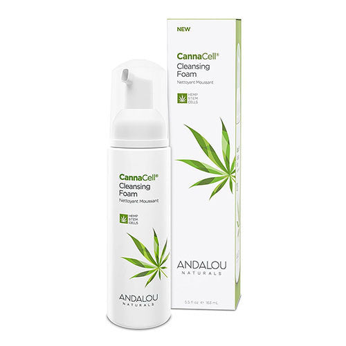 Andalou Naturals Cannacell Cleansing Foam Facial Wash, 5.5 Oz